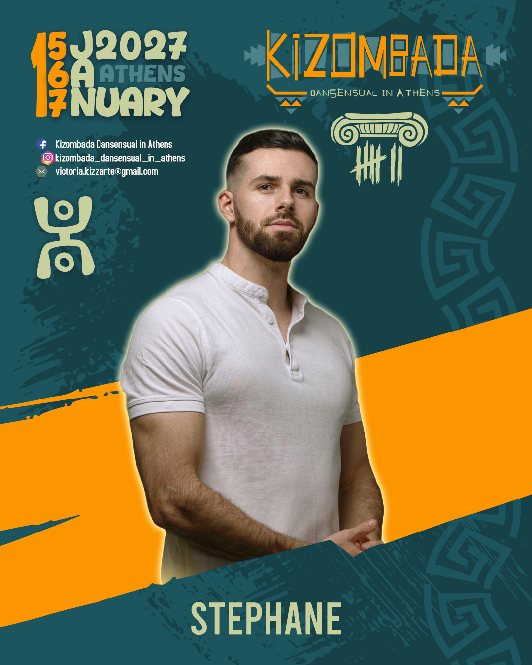Stephane — Artist at the 7th Kizombada Dansensual in Athens